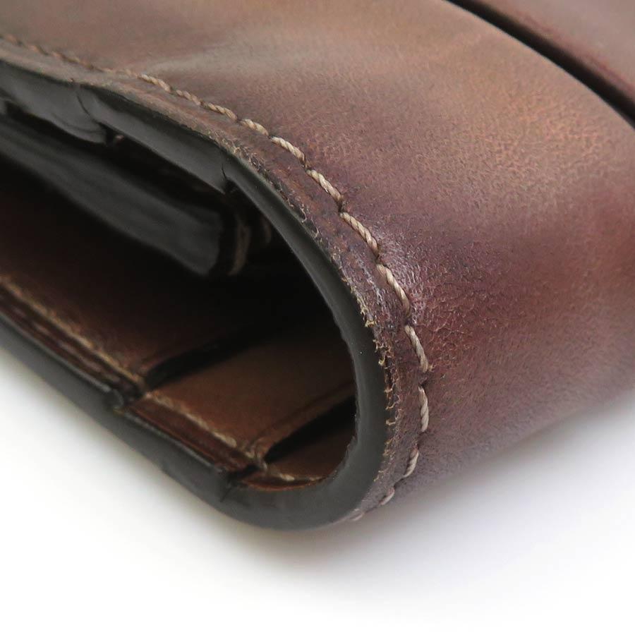 ベルルッティ Berluti 二つ折り長財布 レザー ブラウン : ブランド