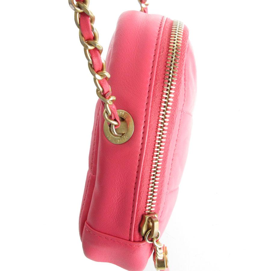 CHANEL（シャネル） ショルダーバッグ レザー ピンク : ブランド