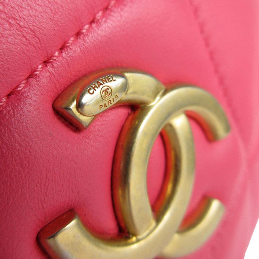 CHANEL（シャネル） ショルダーバッグ レザー ピンク : ブランド