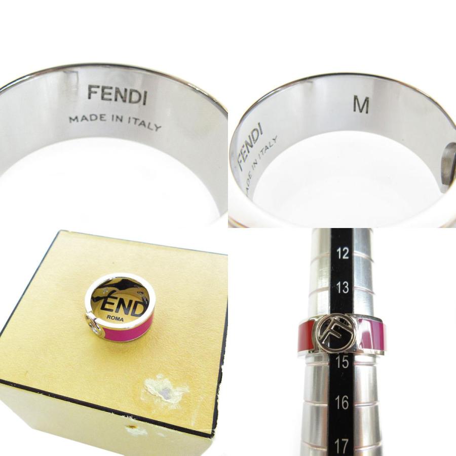 FENDI（フェンディ） リング・指輪 エフイズ メタル レッド×パープル