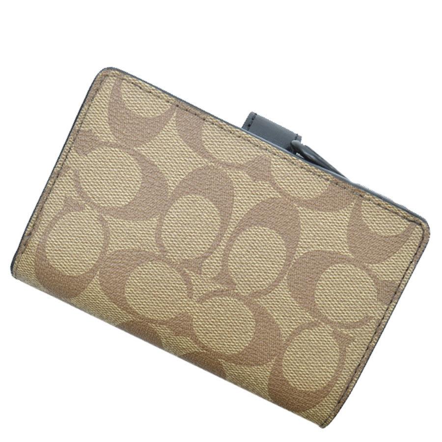 コーチ Coach 財布 シグネチャー Pvcｘレザーｘ金属素材 ブラウンｘブラックｘゴールド 定番人気 Ka ブランドバリュー 通販 Yahoo ショッピング