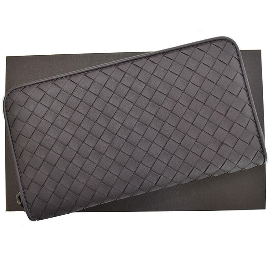 BOTTEGA VENETA ボッテガヴェネタ 長財布 イントレチャート レザー 
