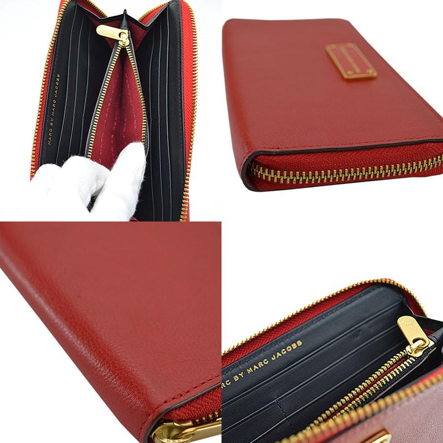 新品❤︎マークバイ 長財布 マークバイマークジェイコブス MARC BY JACOBS 長財布 レザーx金属素材
