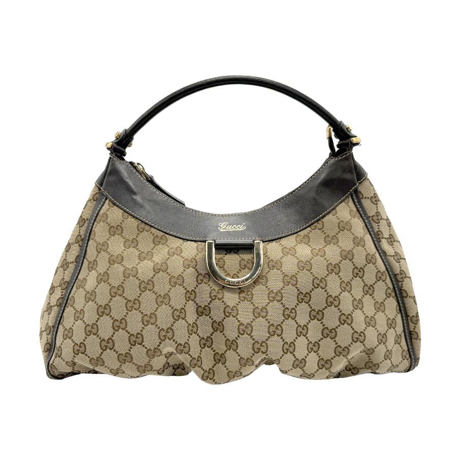 GUCCI グッチ ハンドバッグ GGキャンバス キャンバス/レザー ベージュ