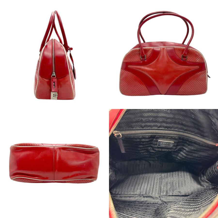 PRADA（プラダ） ハンドバッグ レザー レッド : ブランドバリュー