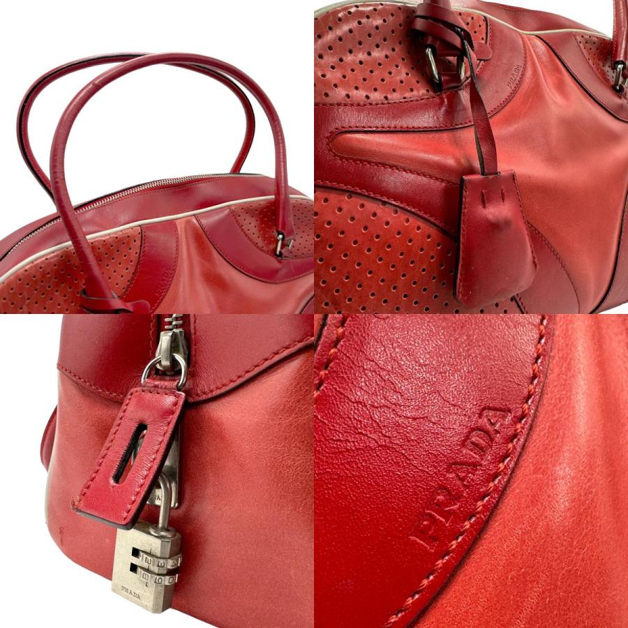 PRADA（プラダ） ハンドバッグ レザー レッド : ブランドバリュー