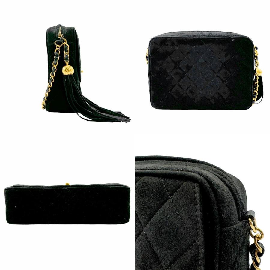 CHANEL（シャネル） ショルダーバッグ スエード/メタル ブラック