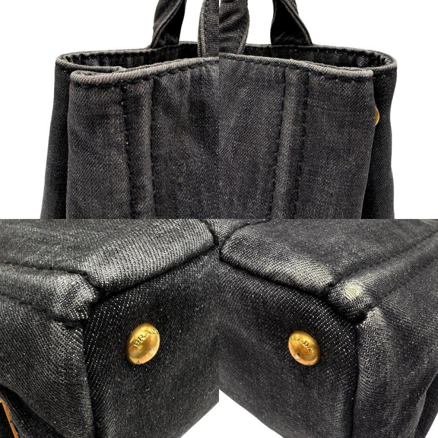 PRADA カナパ ダークグレー ショルダーバッグ PRADA（プラダ） ショルダーバッグ CANAPA カナパ ジャルディニエール