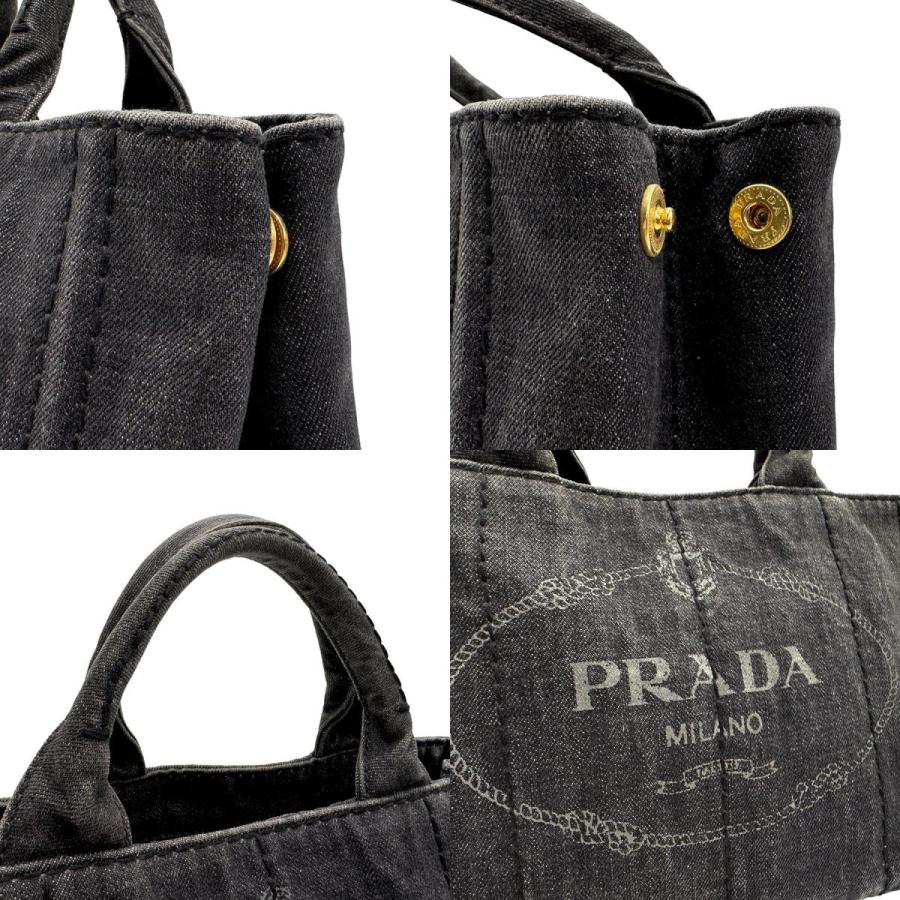 PRADA カナパ ダークグレー ショルダーバッグ PRADA（プラダ） ショルダーバッグ CANAPA カナパ ジャルディニエール