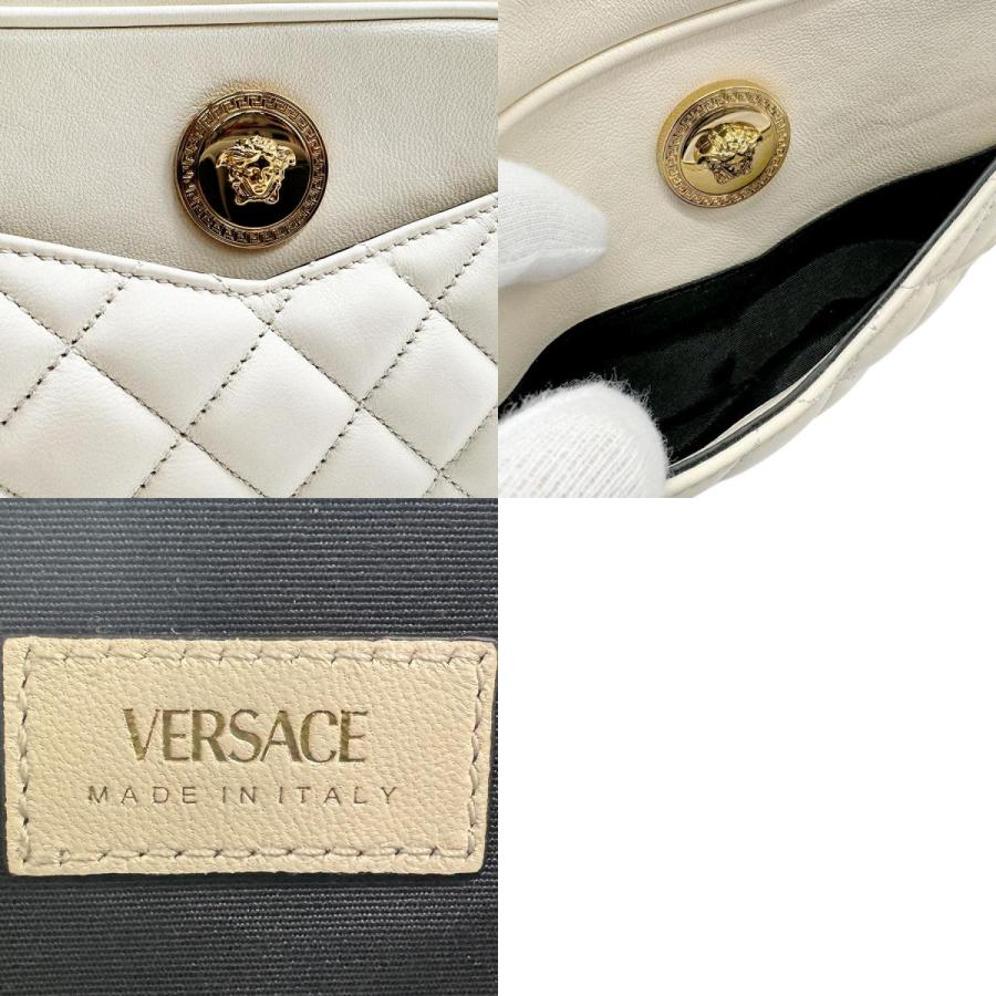 ヴェルサーチ VERSACE 斜め掛けショルダーバッグ メデューサ レザー