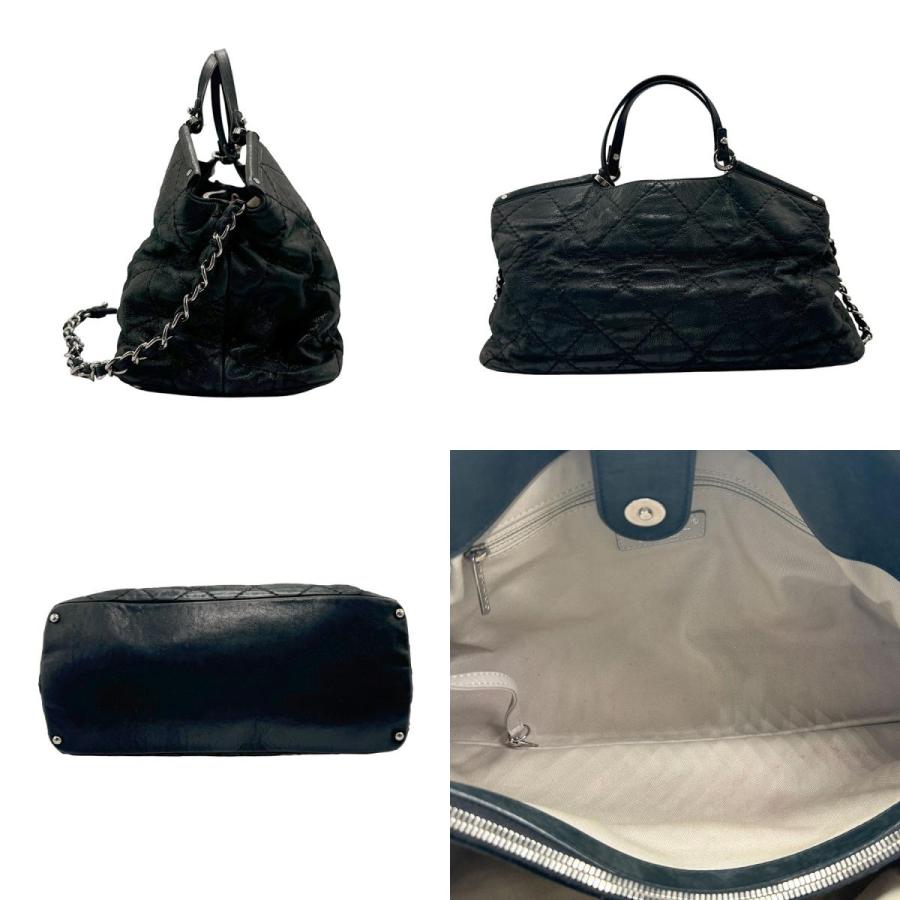 CHANEL（シャネル） ハンドバッグ ショルダーバッグ レザー ブラック