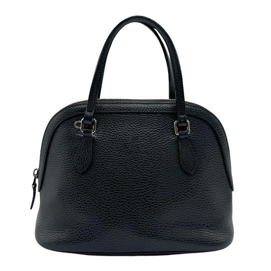 グッチ GUCCI ハンドバッグ 斜め掛けショルダーバッグ レザー ブラック 