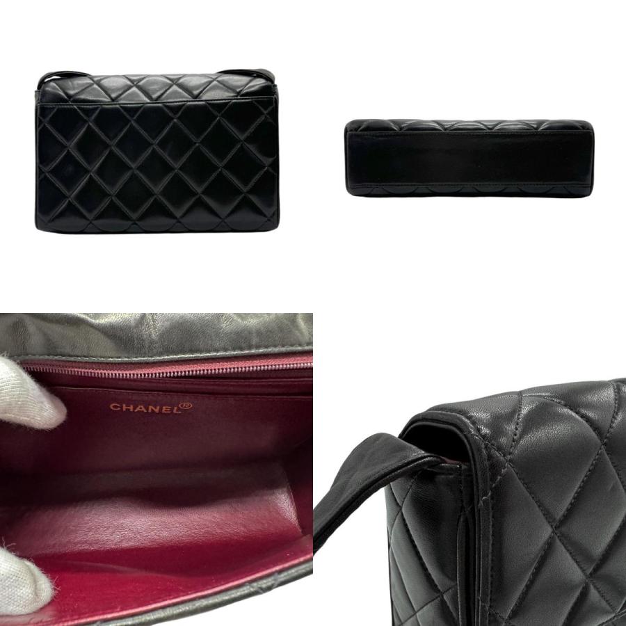 CHANEL（シャネル） ショルダーバッグ レザー ブラック : ブランド