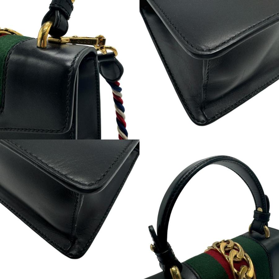 GUCCI（グッチ） ハンドバッグ ショルダーバッグ シルヴィ レザー