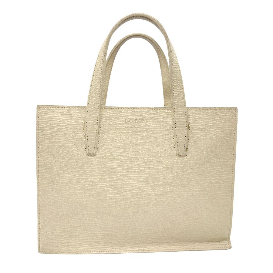 LOEWE（ロエベ） ハンドバッグ レザー アイボリー : ブランドバリュー 