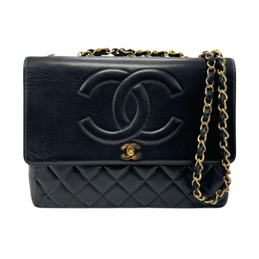 CHANEL（シャネル） ショルダーバッグ レザー ブラック : ブランド