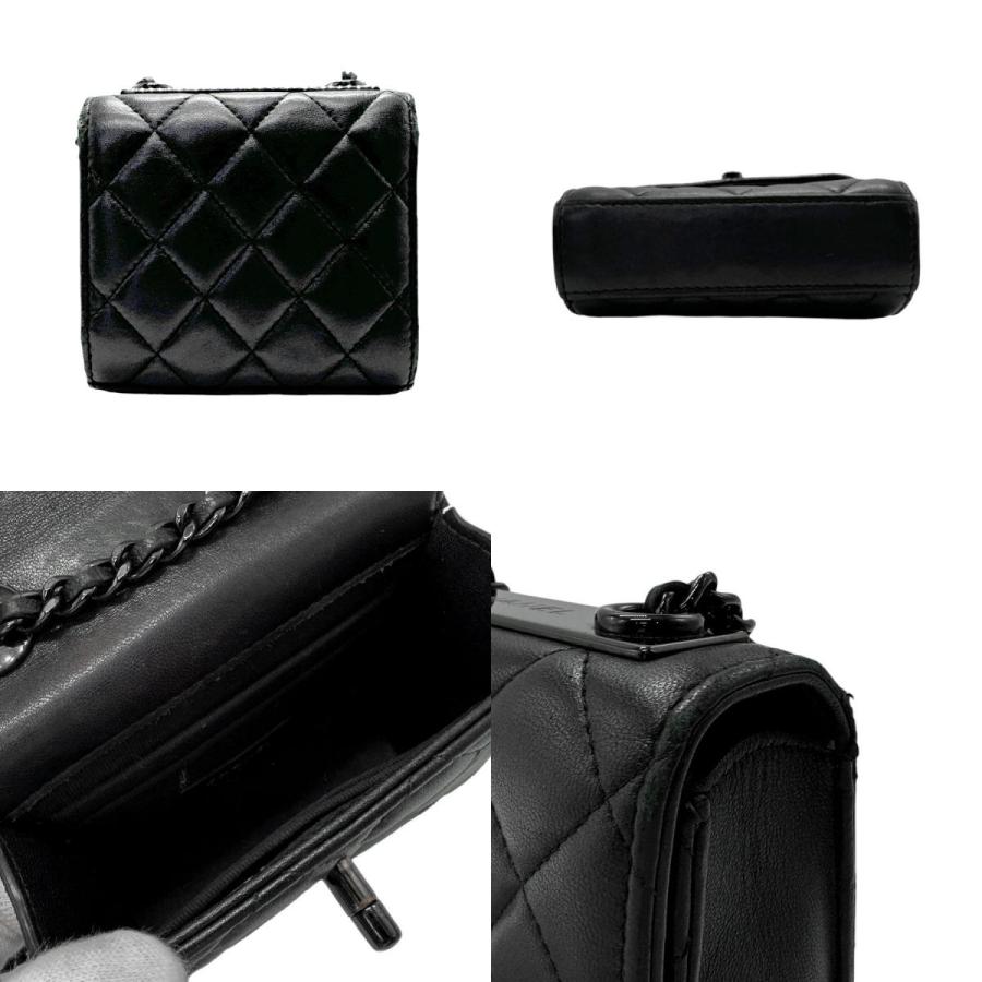 CHANEL（シャネル） ショルダーバッグ ラムスキン ブラック : ブランド