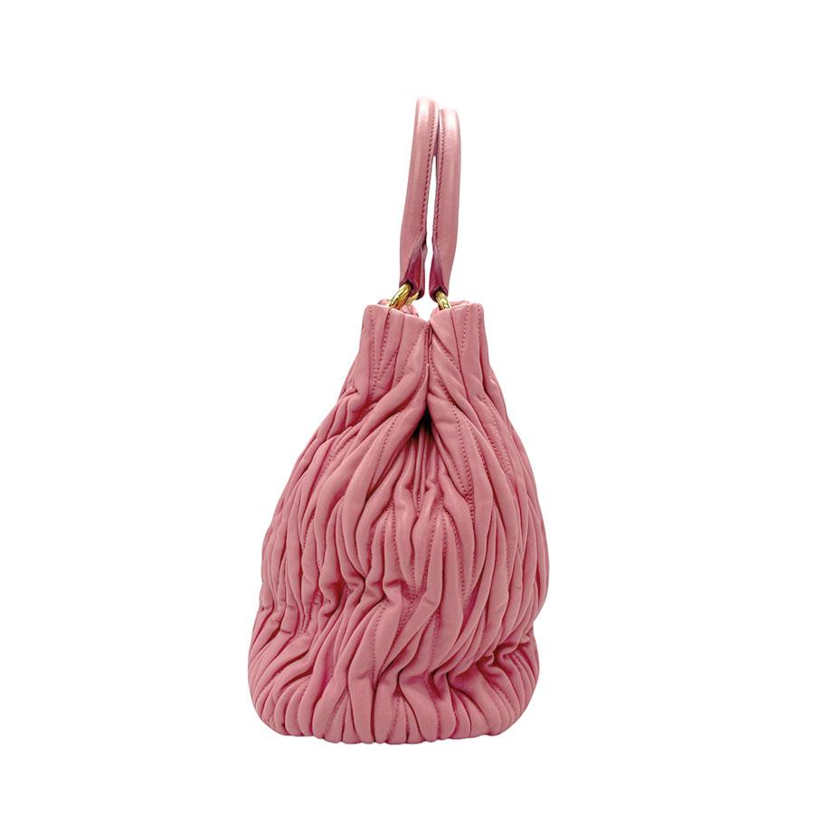 miu miu（ミュウミュウ） ハンドバッグ マテラッセ レザー ピンク
