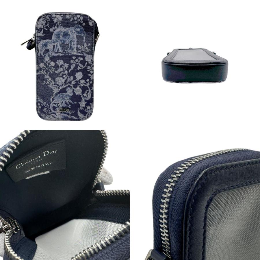 クリスチャンディオール Christian Dior フォンホルダー キャンバス