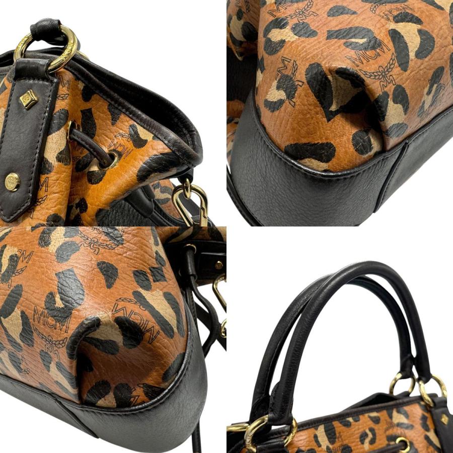 MCM（エムシーエム） エム シー エム ハンドバッグ レオパード レザー