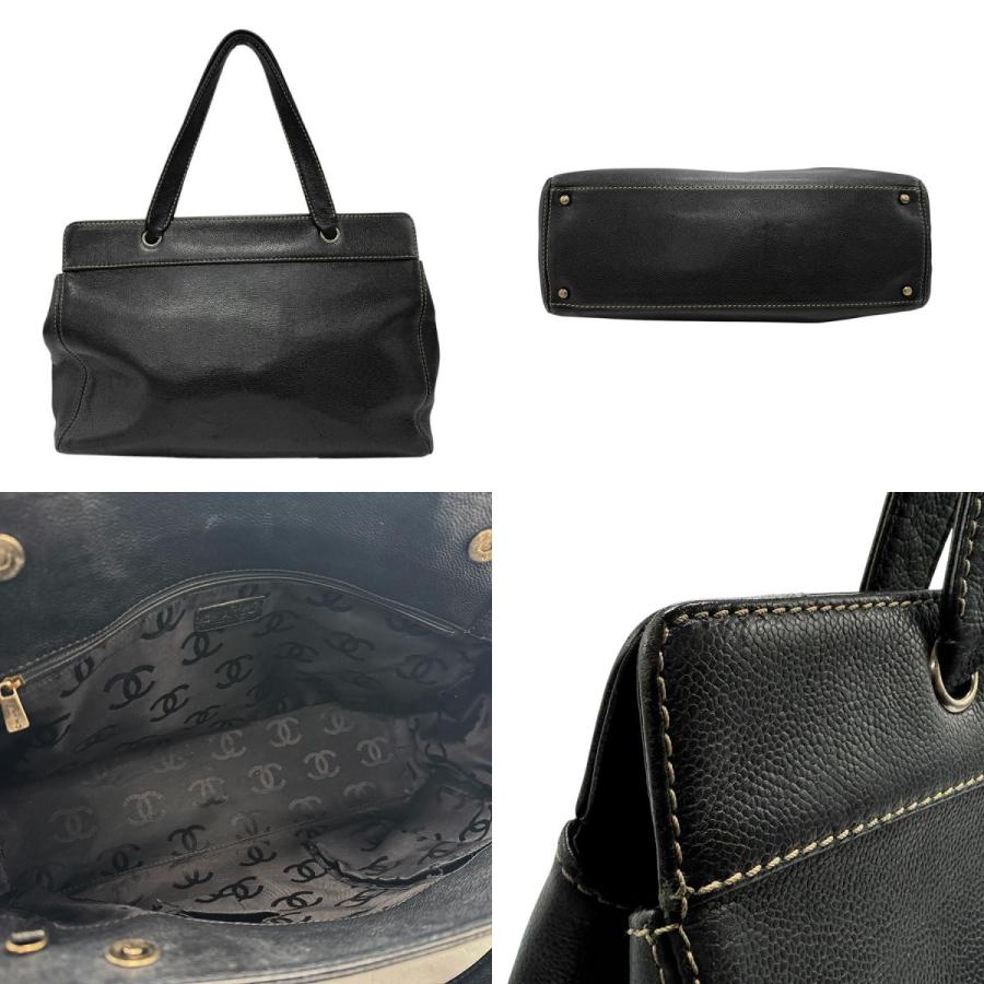 CHANEL（シャネル） ショルダーバッグ レザー ブラック : ブランド