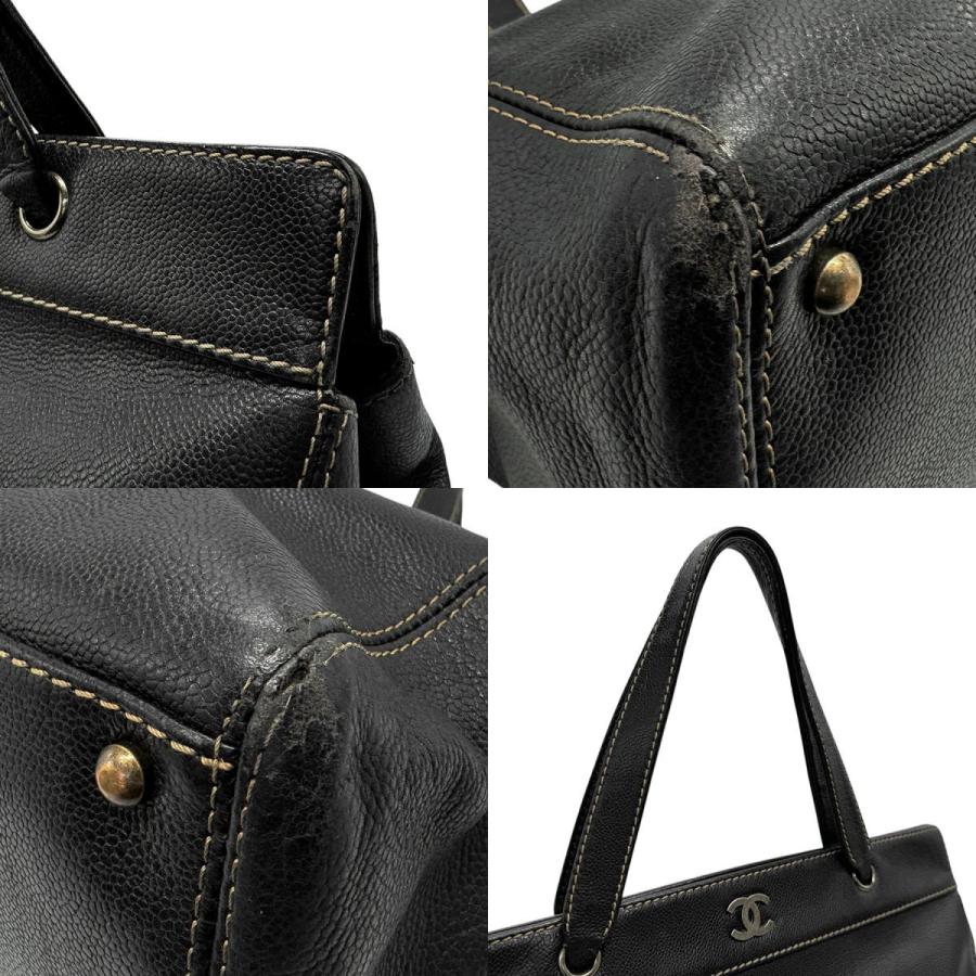 CHANEL（シャネル） ショルダーバッグ レザー ブラック : ブランド