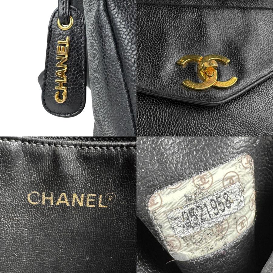 CHANEL（シャネル） ショルダーバッグ キャビアスキンレザー ブラック