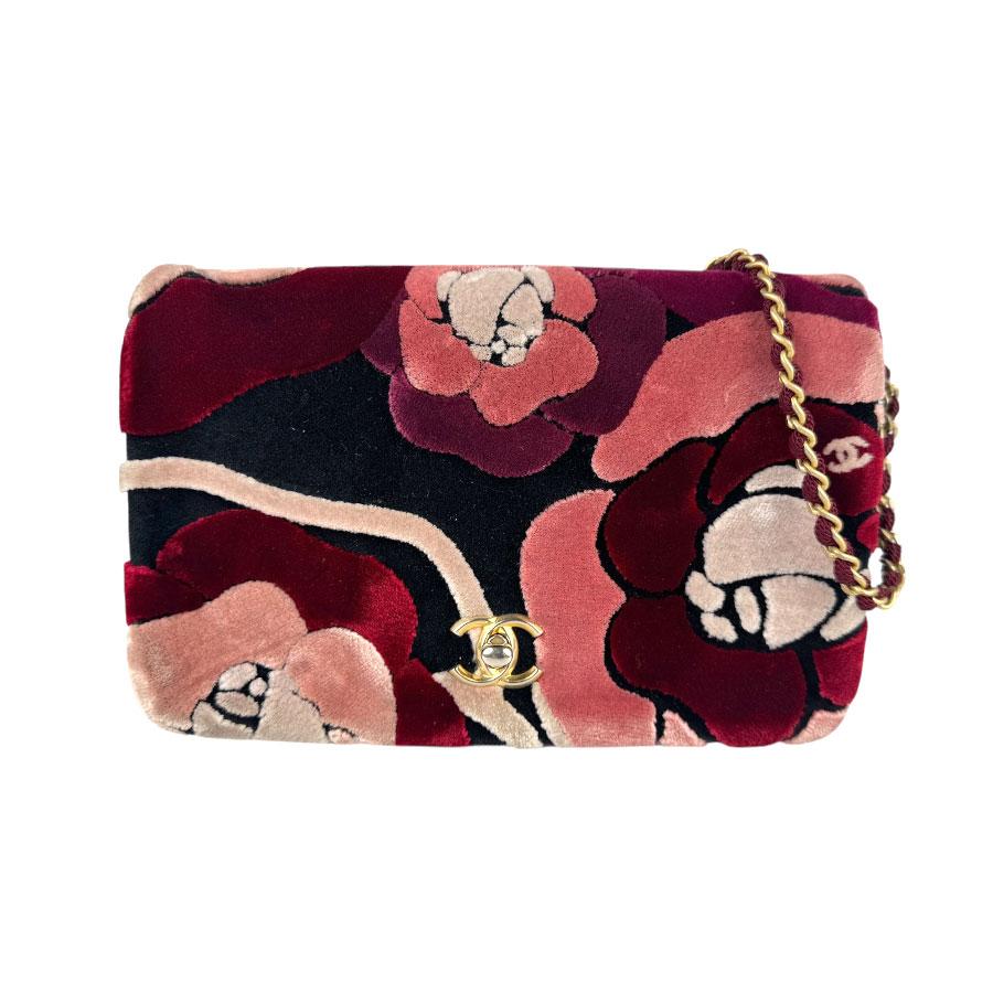 CHANEL シャネル ショルダーバッグ ベルベット ピンク系 : ブランド