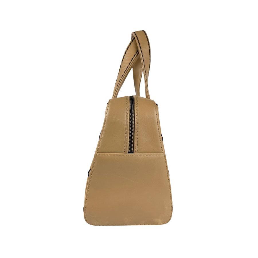 CHANEL（シャネル） ハンドバッグ ワイルドステッチ レザー ベージュ
