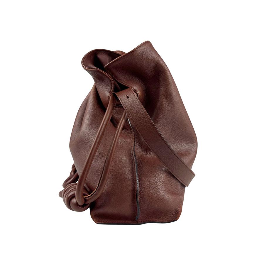 LOEWE ロエベ ショルダーバッグ フラメンコ レザー ブラウン