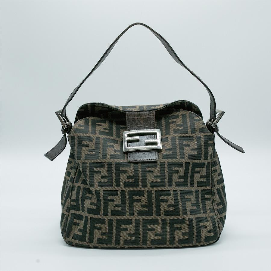 FENDI フェンディ ハンドバッグ ズッカ キャンバス/レザー