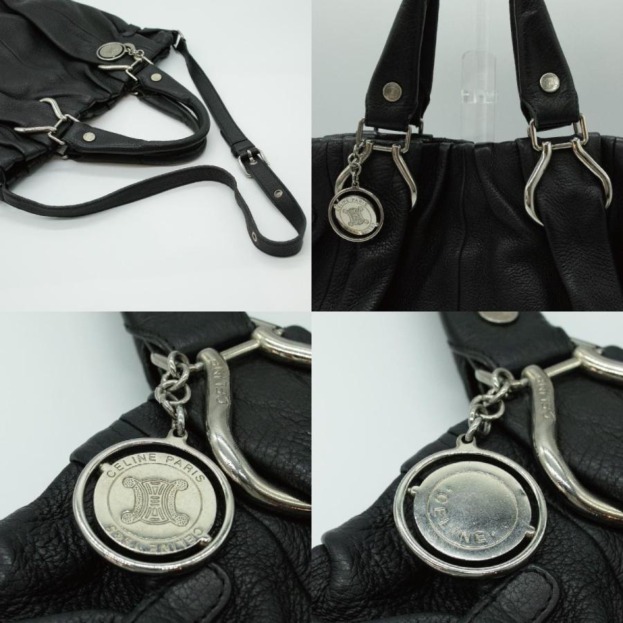 CELINE セリーヌ レザー 2way ショルダーバッグ ハンドバッグ CELINE（セリーヌ） CELINE 2Wayバッグ ハンド ショルダーバッグ