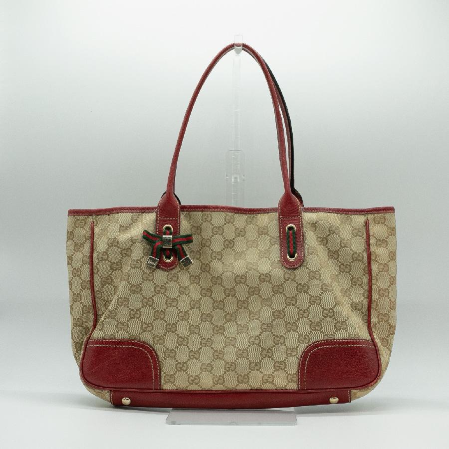 GUCCI（グッチ） トートバッグ セミショルダー GGキャンバス ベージュ