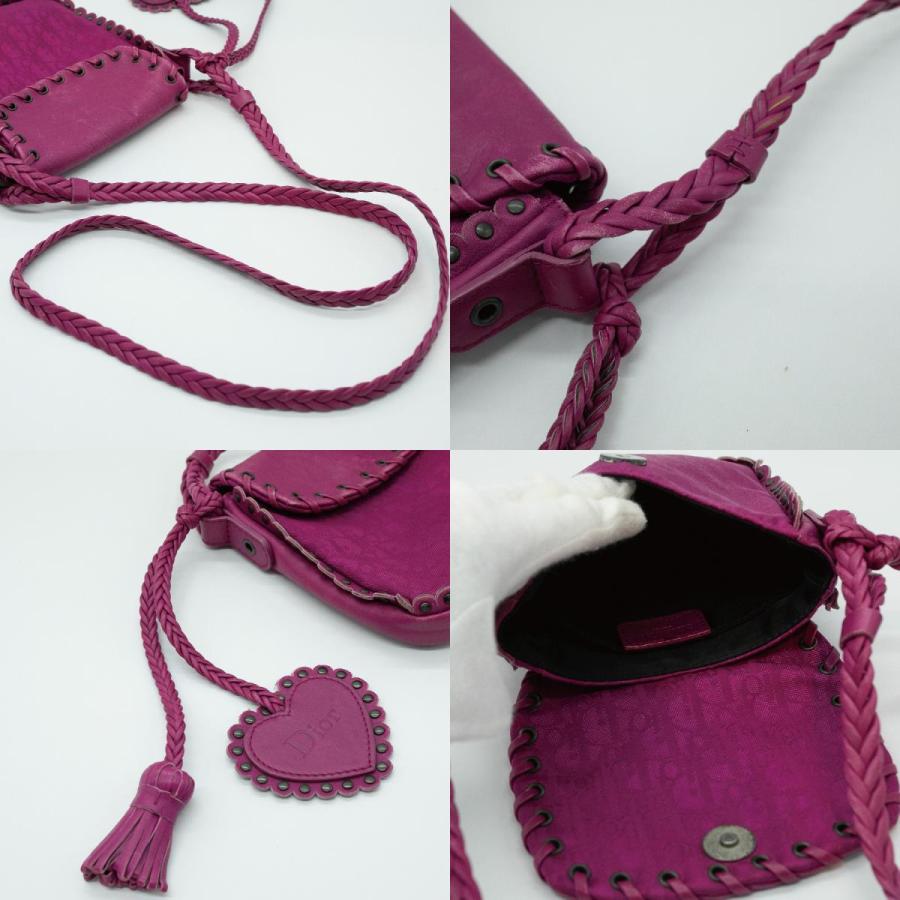 ディオール Dior ショルダーバッグ トロッター ショルダー レザー