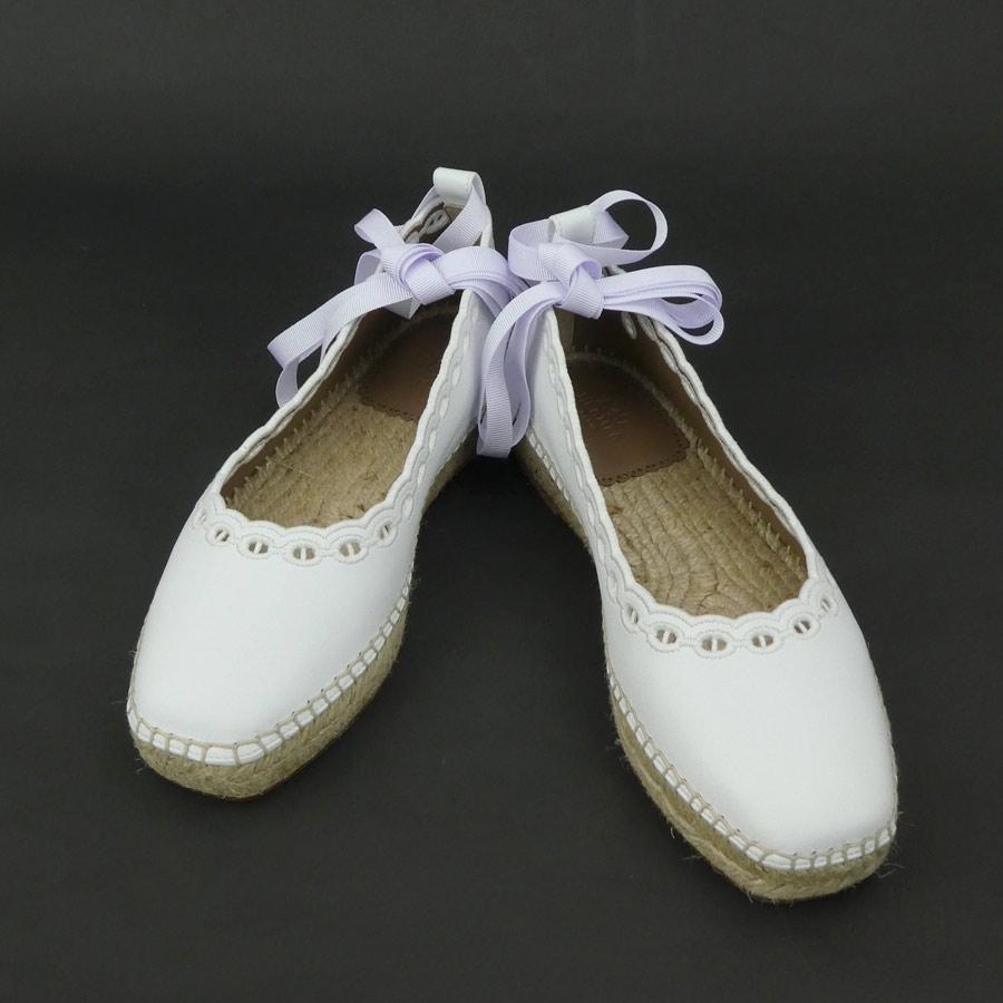 HERMES（エルメス） バレエシューズ エスパドリーユ シェーヌダンクル