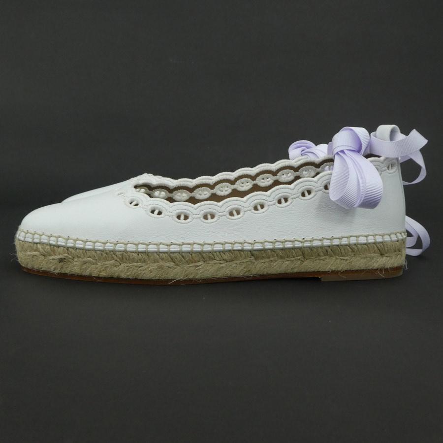 HERMES（エルメス） バレエシューズ エスパドリーユ シェーヌダンクル
