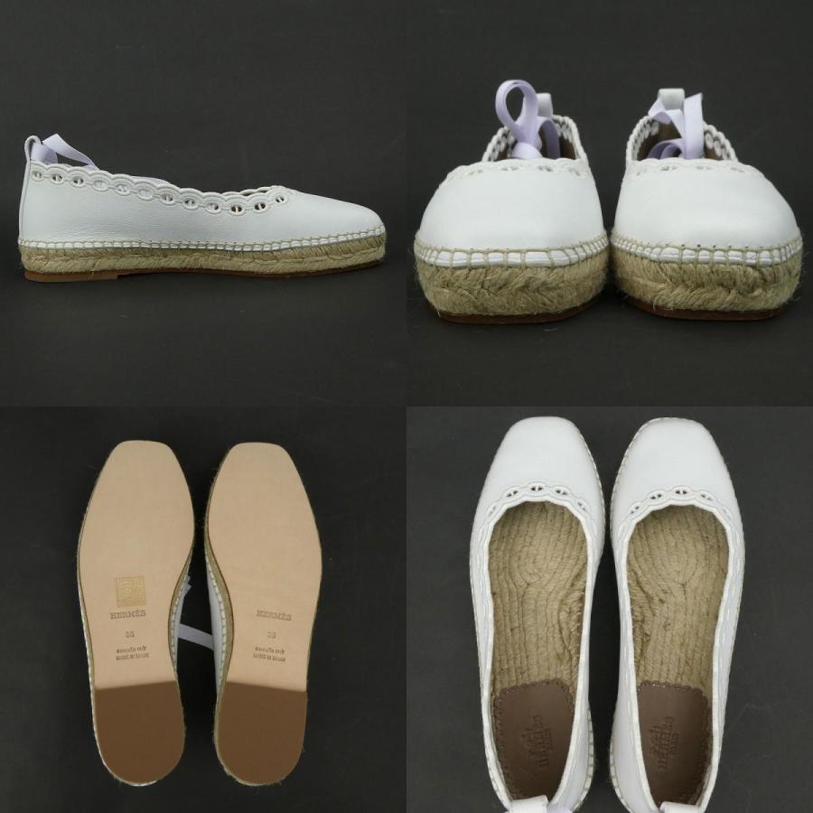 HERMES（エルメス） バレエシューズ エスパドリーユ シェーヌダンクル
