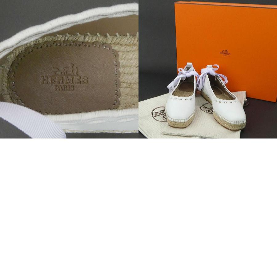 HERMES（エルメス） バレエシューズ エスパドリーユ シェーヌダンクル