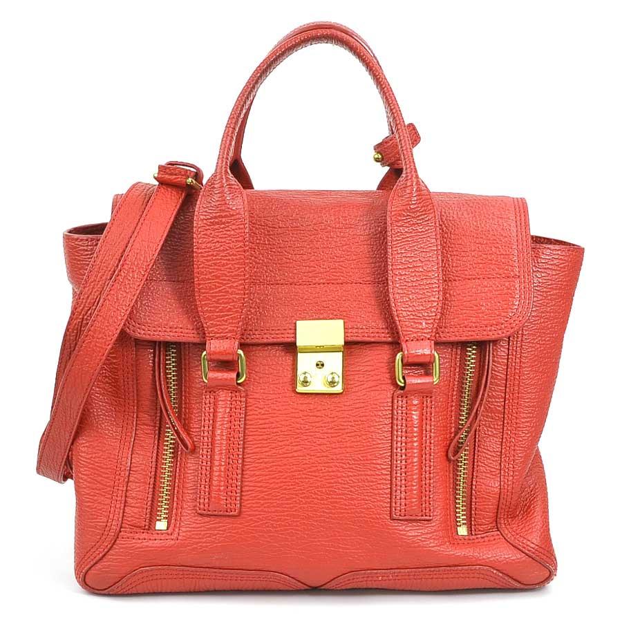 3.1フィリップリム 3.1 Phillip Lim ハンドバッグ ショルダーバッグ レザー レッド : ブランドバリュー - 通販 ...