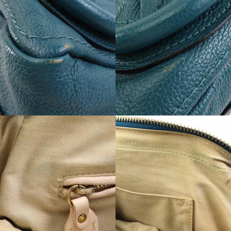 Chloe（クロエ） ハンドバッグ ショルダーバッグ レザー グリーン系