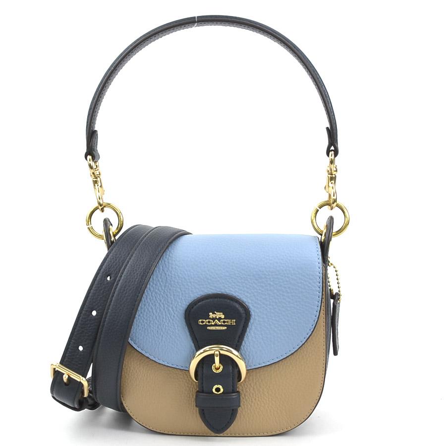Coach ショルダーバッグ ベージュ/青 COACH ショルダーバッグ ライトブルー/ベージュ 【公式通販】