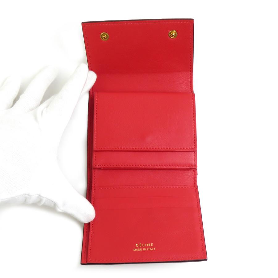 CELINE セリーヌ 三つ折り財布 スモールフォールデッドマルチ 