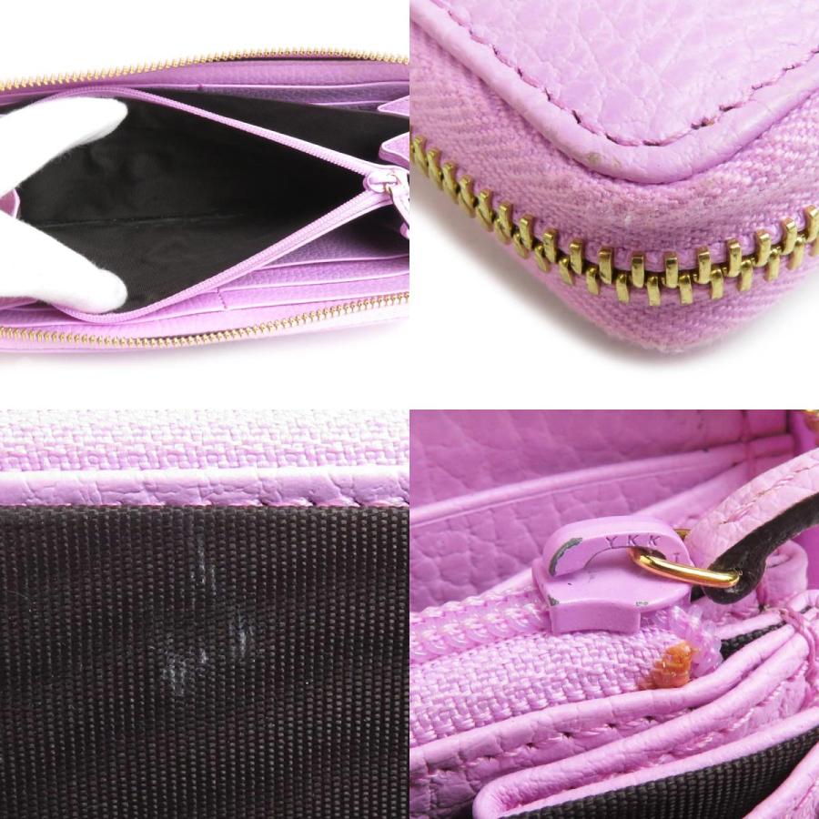 グッチ GUCCI 長財布 ボスコ ジップアラウンド レザー ピンク 