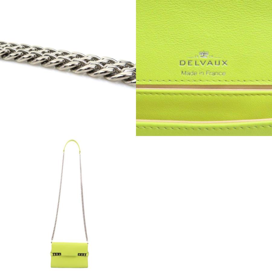 DELVAUX デルヴォー ショルダーバッグ タンペート レザー ライム