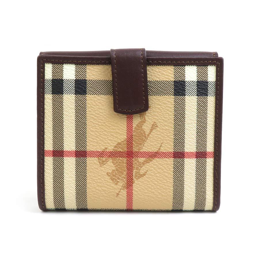 BURBERRY（バーバリー） 二つ折り財布 PVCコーティングキャンバス