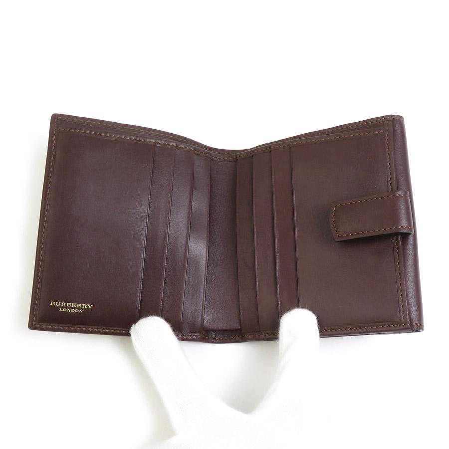 BURBERRY（バーバリー） 二つ折り財布 PVCコーティングキャンバス
