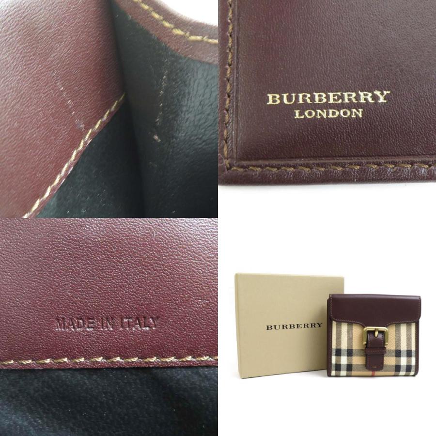 BURBERRY（バーバリー） 二つ折り財布 PVCコーティングキャンバス