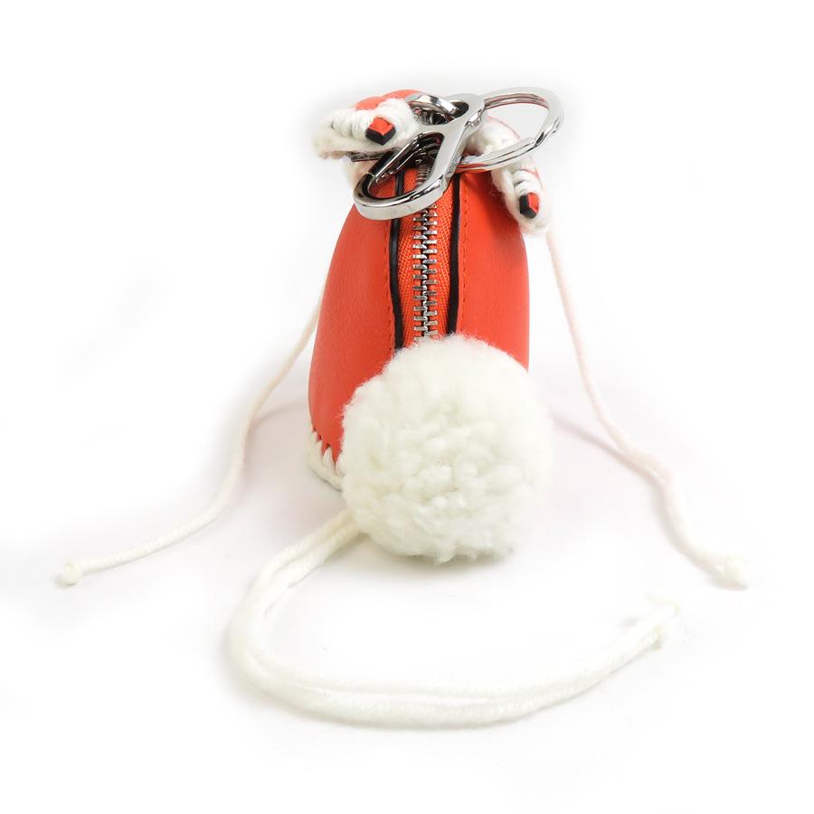LOEWE（ロエベ） チャーム ラビット ウサギ レザー オレンジ