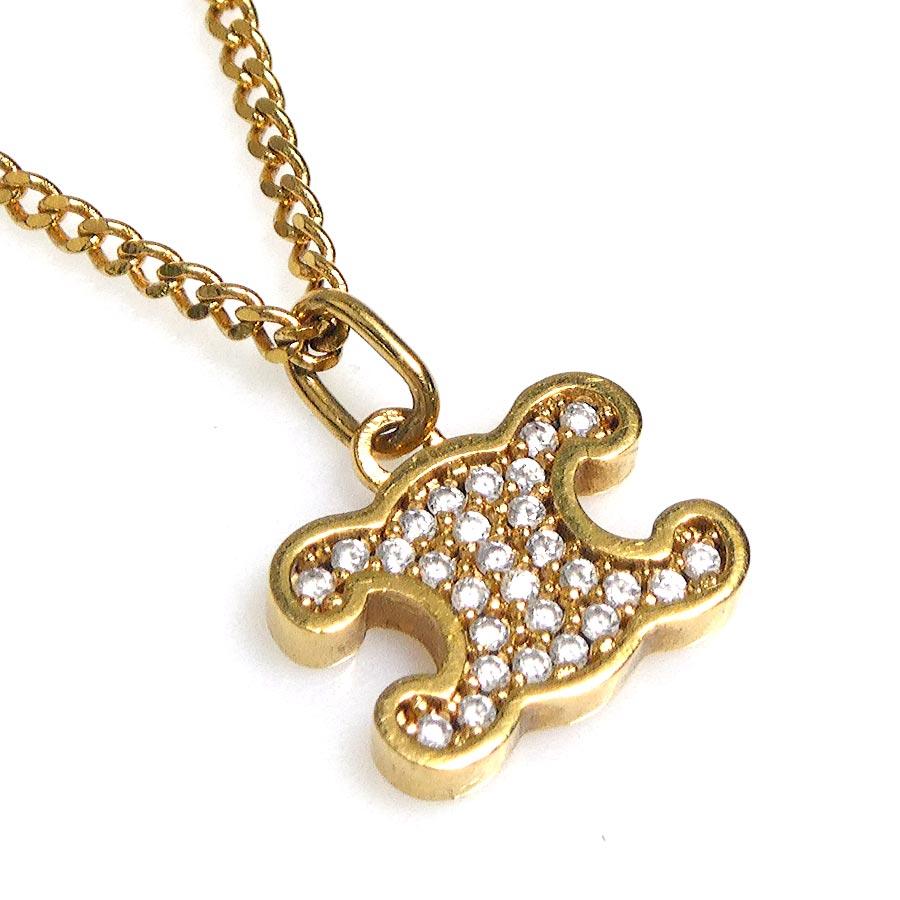 CELINE（セリーヌ） ネックレス トリオンフ メタル ゴールド