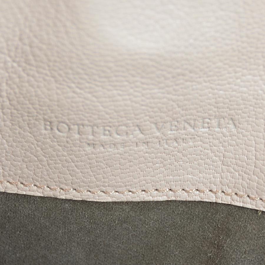 ボッテガヴェネタ BOTTEGAVENETA ハンドバッグ レザー ピンクベージュ